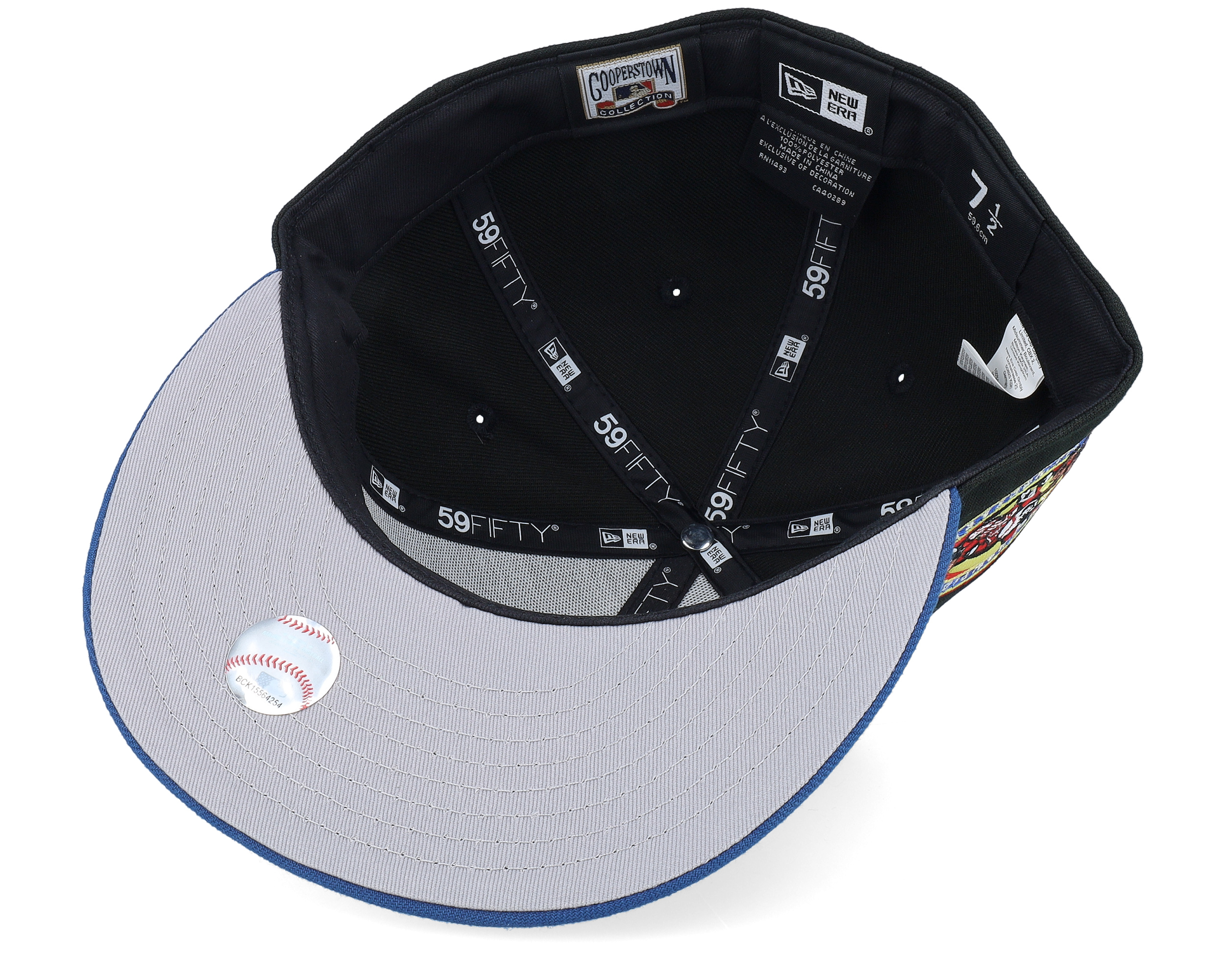 Cincinnati Reds Squad Up 59FIFTY 25th And 10th Mascot Black