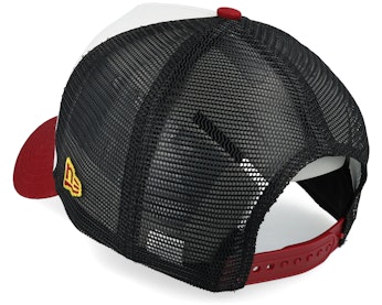 AS Roma Core White/Burgundy/Black A-frame Trucker