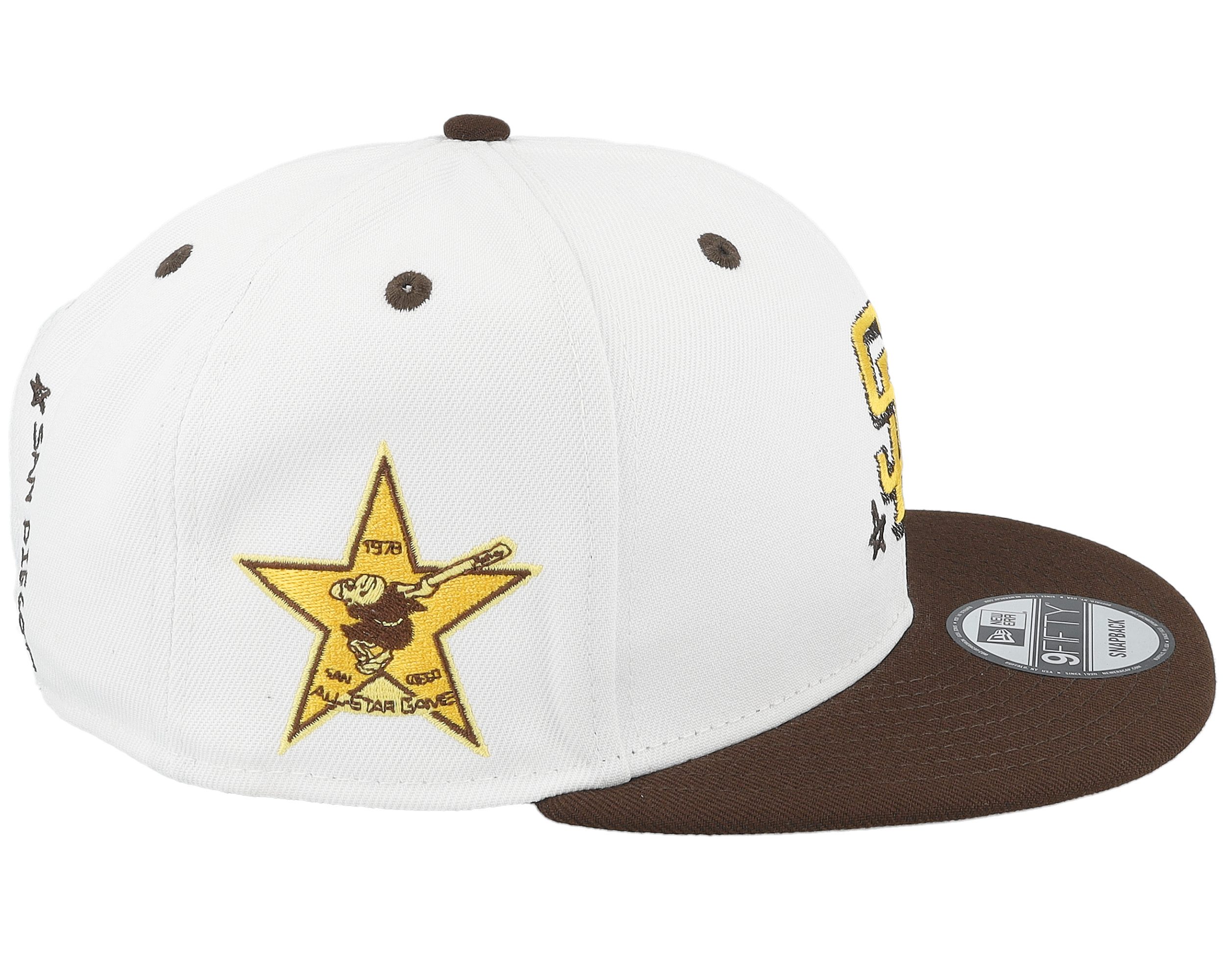 Padres 9FIFTY 白×茶 刺繍 Doodles 日本未発売 Padres 9FIFTY 白×茶 刺繍 Doodles 日本未発売Ω