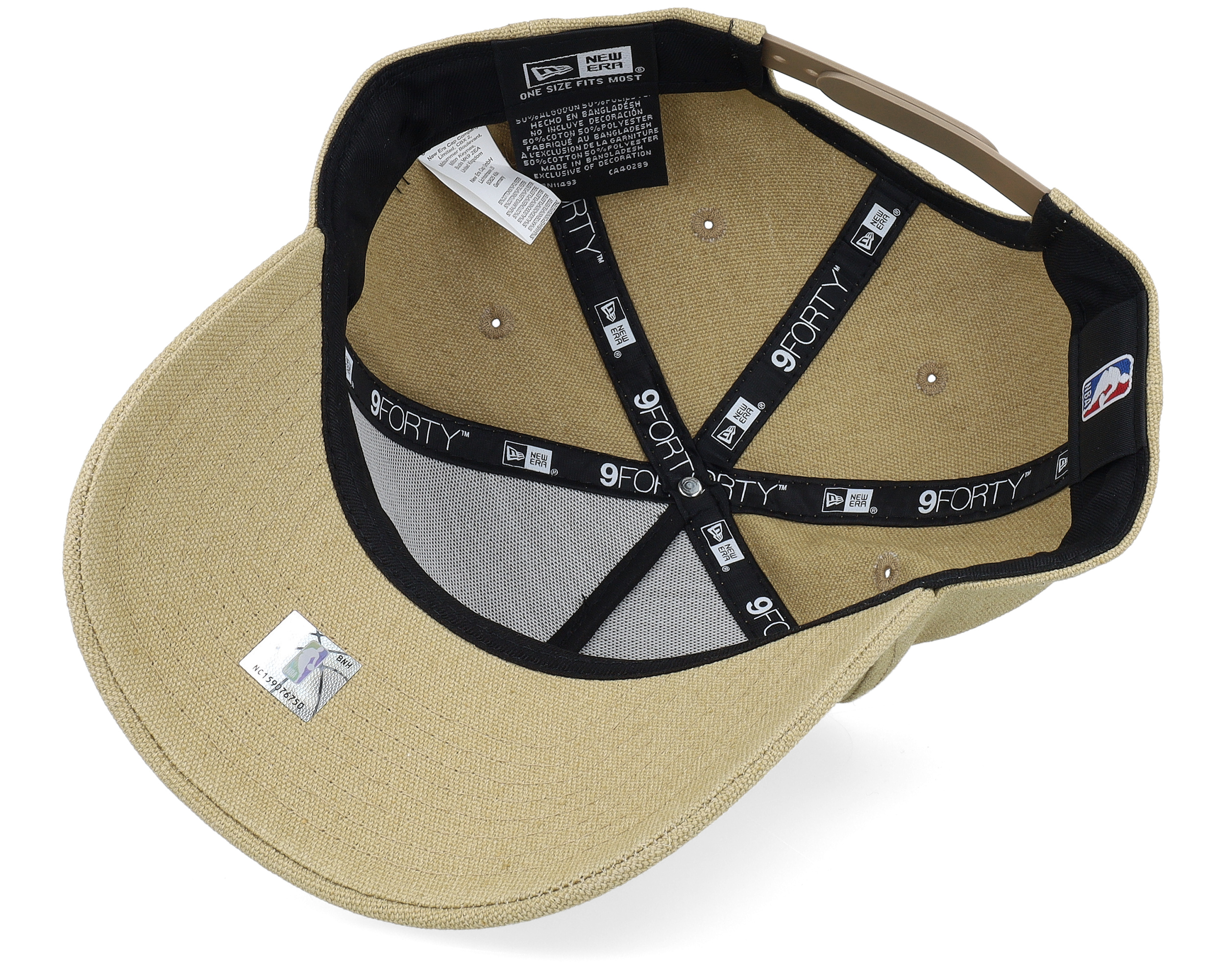 Los Angeles Lakers Canvas Logo Essentials Khaki A-frame Adjustable