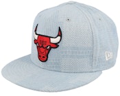 Chicago Bulls Denim Patchwork Sky/White Snapback