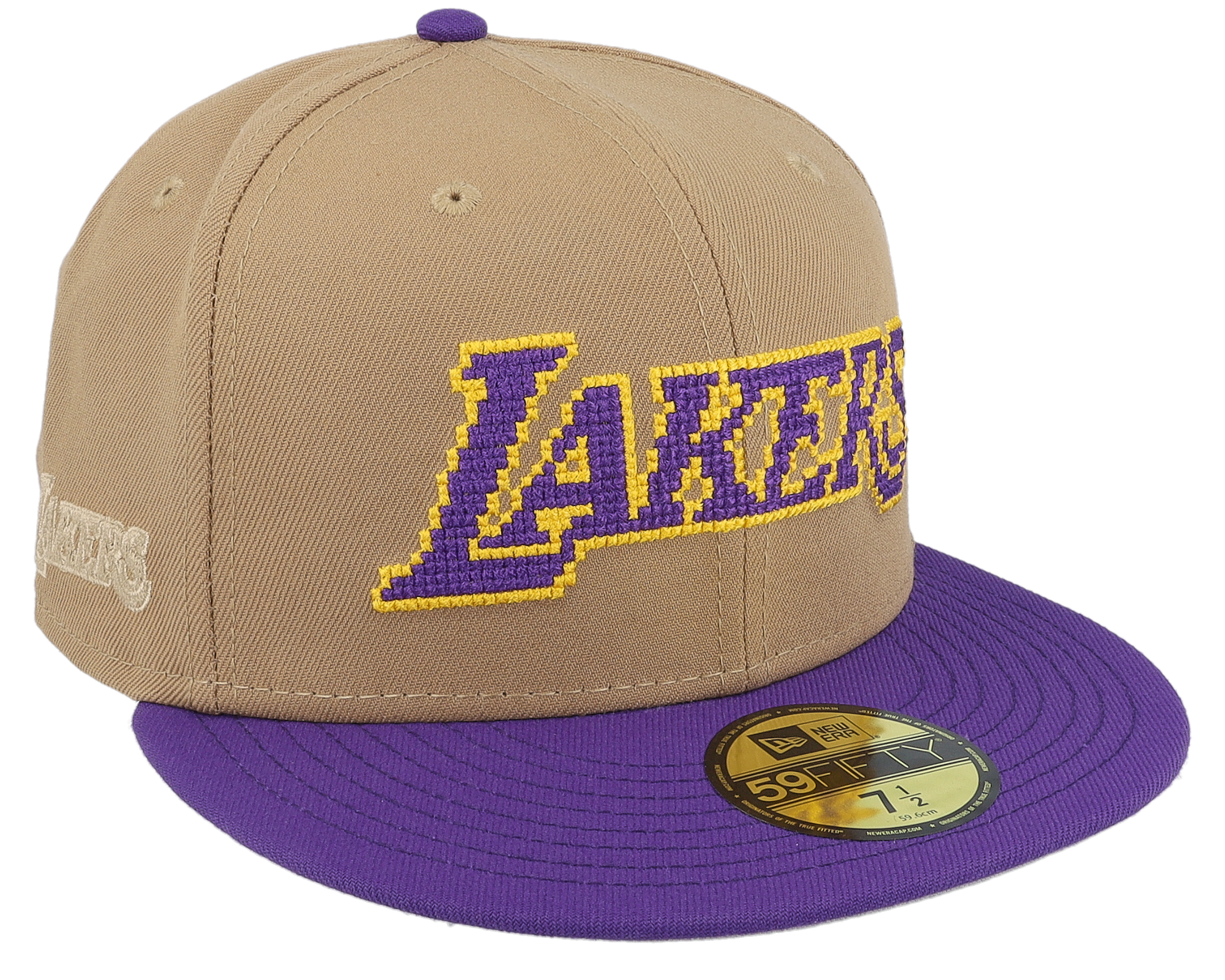 ファングッズ Lakers Tree Bark 59FIFTY 7 1/2 NEW ERA CAPS Los Angeles Lakers 59FIFTY Fitted Hat 70753718