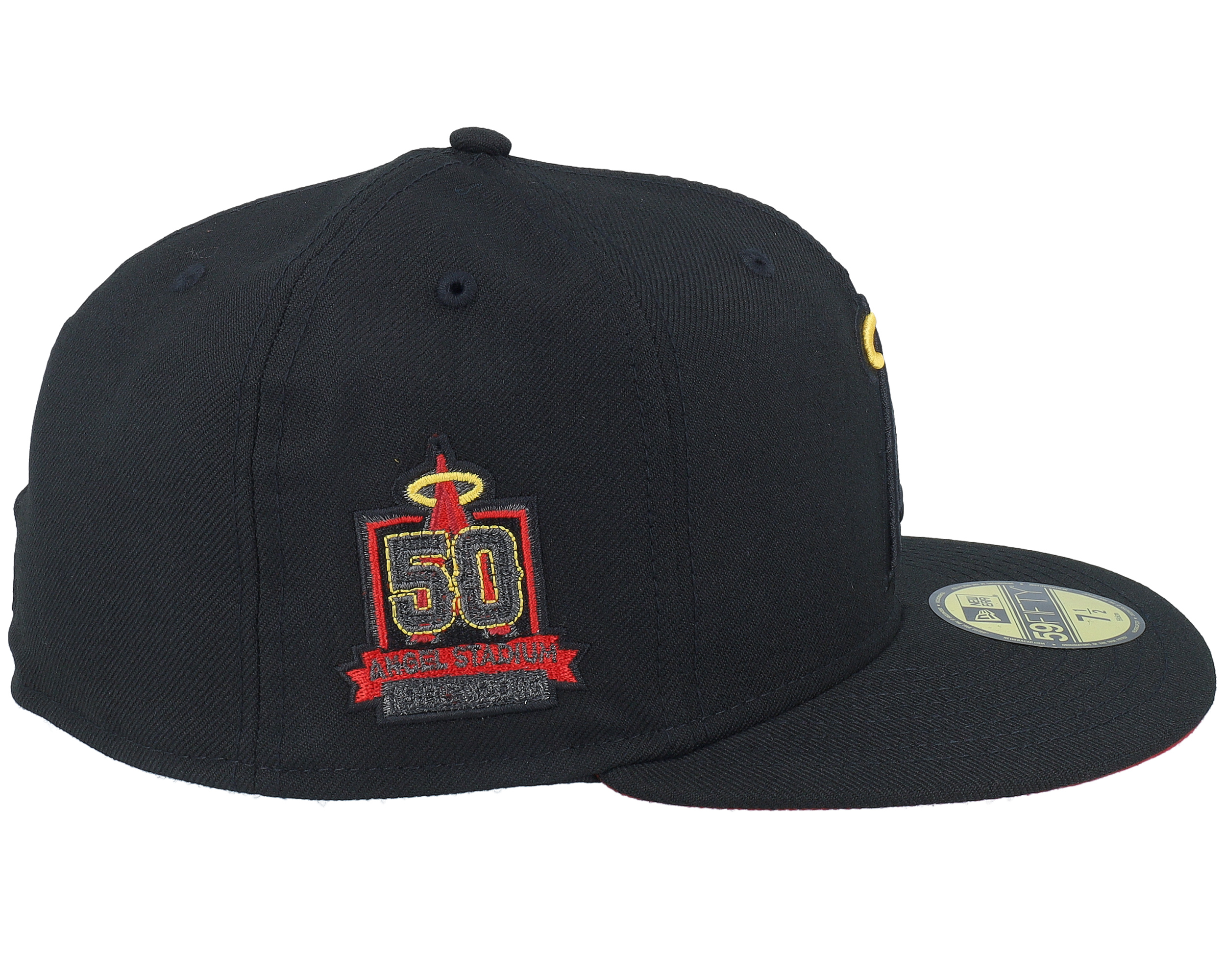 Los Angeles Angels Dark Peak 59FIFTY Black Fitted - New Era