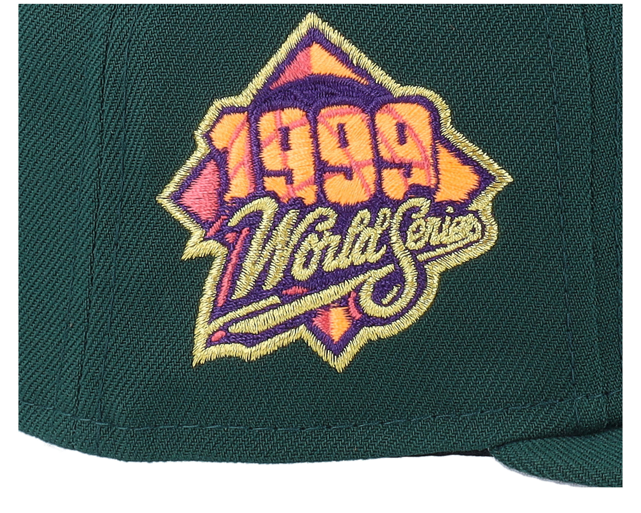 【海外限定】New Era 59FIFTY New York Yankees WS99 Dark Green New York Yankees Dark Peak 59FIFTY World Series 99 Dark