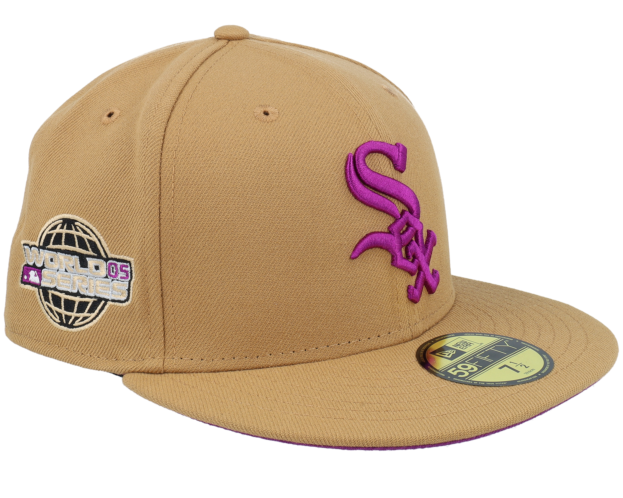Desert Bloom 59FIFTY World Series 05 Wheat/Uv Spark Grape Fitted