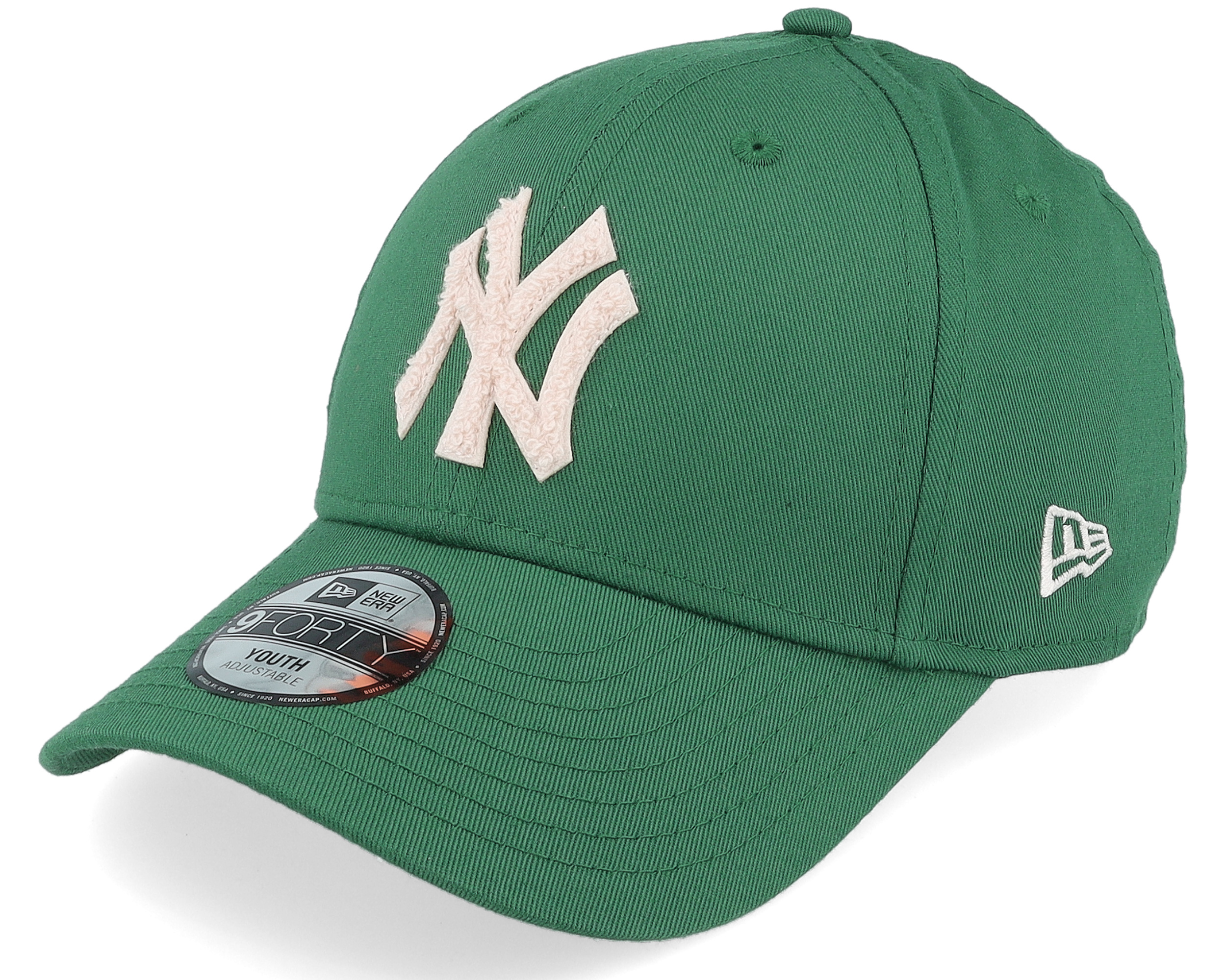 Kids New York Yankees Boucle 9FORTY Emerald Green/White Adjustable