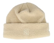 New York Yankees Womens Borg Beanie Stone Cuff