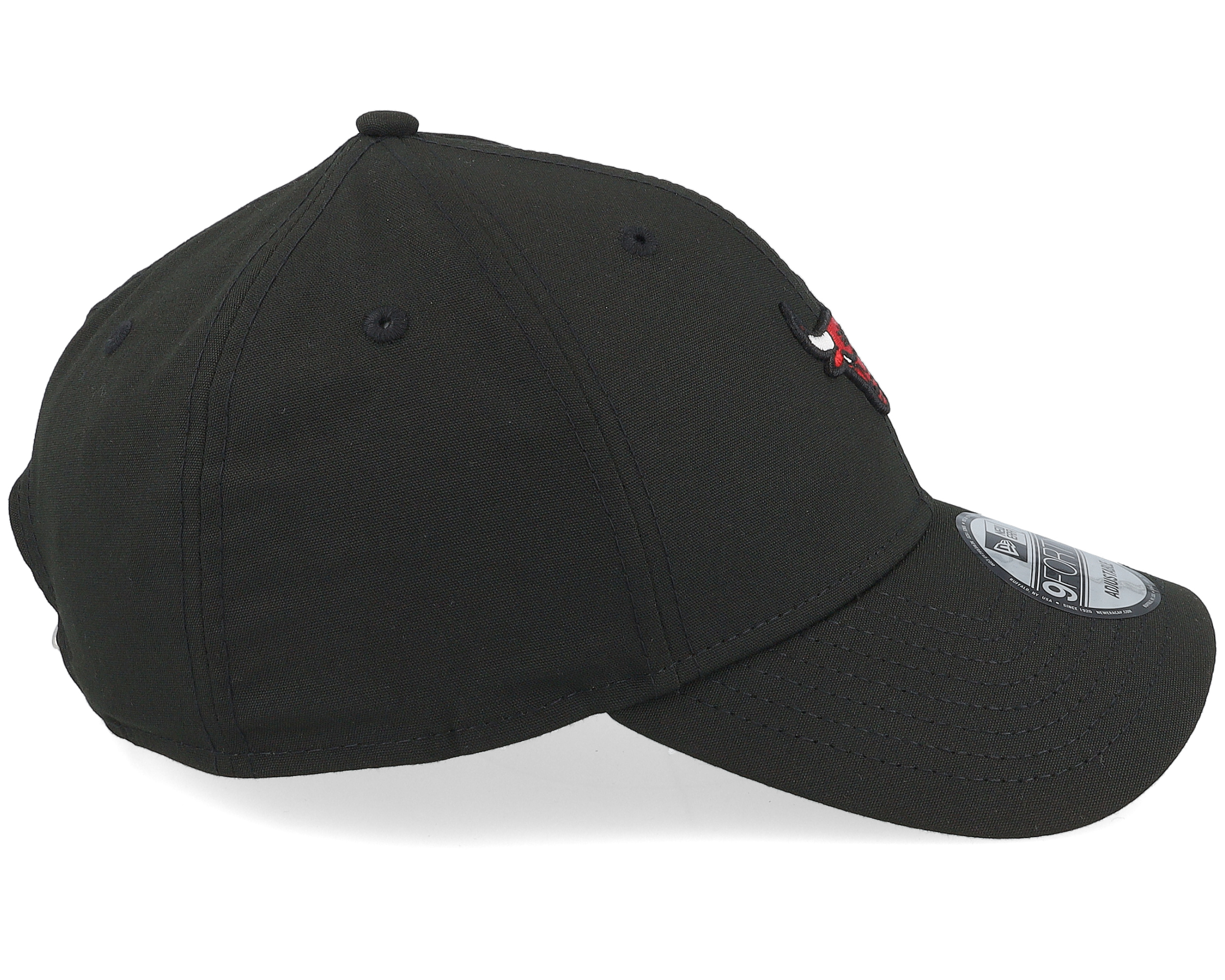 Chicago Bulls Repreve Mini Logo 9FORTY Black Adjustable