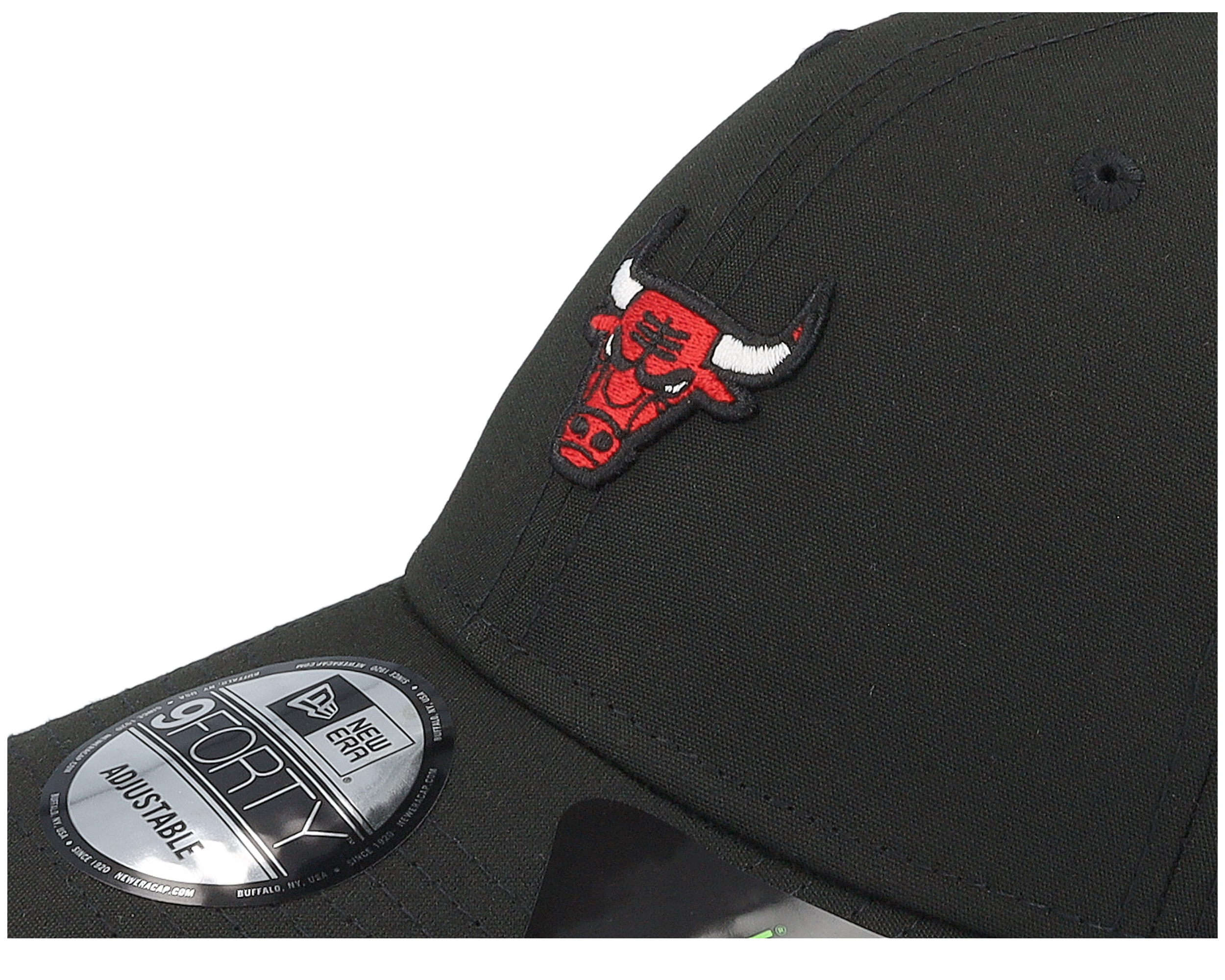 Chicago Bulls Repreve Mini Logo 9FORTY Black Adjustable
