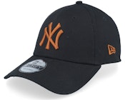 New York Yankees League Essential 9FORTY Black/Brown Adjustable