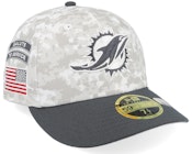 Miami Dolphins Nfl24 Salute To Service Low Profile 59FIFTY Camo/Graphite Fitted