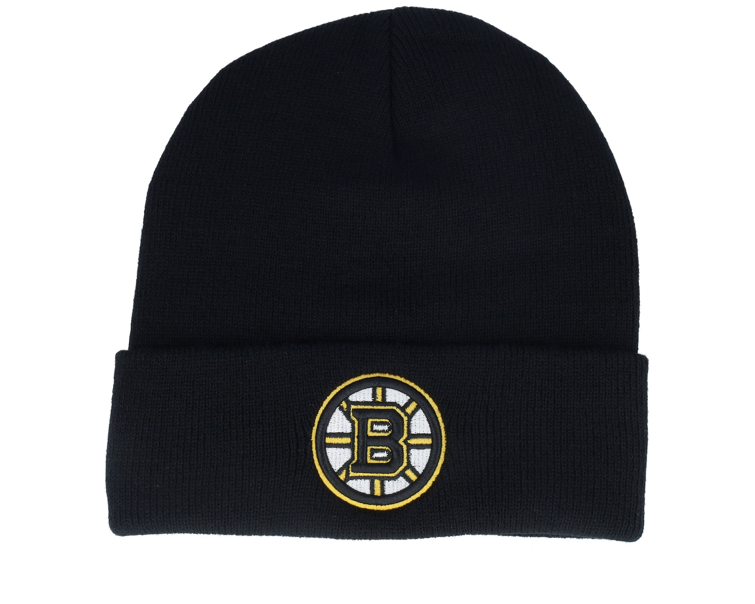 Boston Bruins Terrain Knit Solid Black Cuff Hatstoreworld com