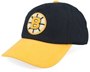 Boston Bruins Burnett Black/Yellow Corduroy Dad Cap