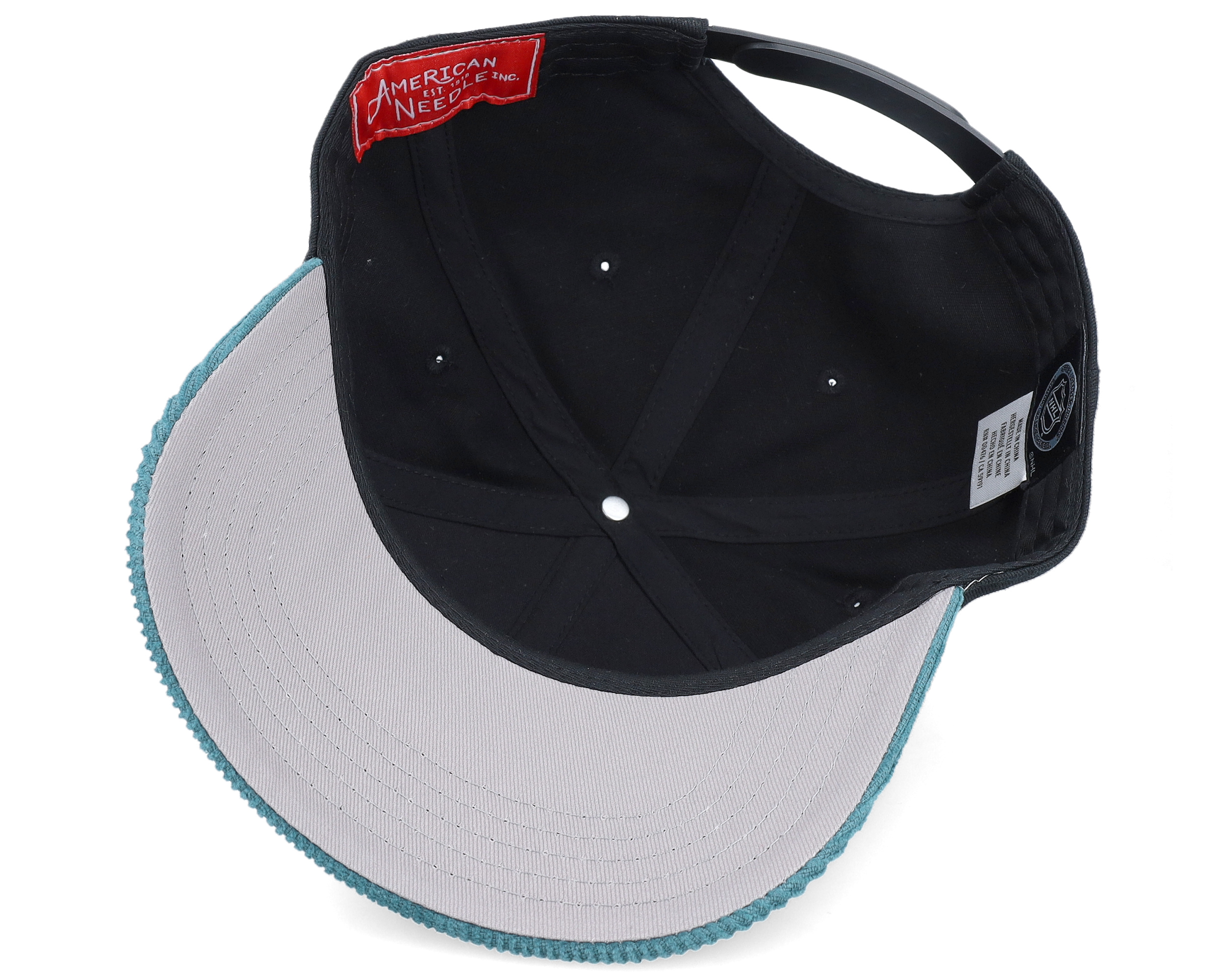 San Jose Sharks Burnett Black/Blue Corduroy A-Frame