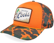 Coors Mallard Foamy Orange A-frame Trucker