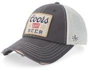 Hatstore Exclusive x Coors Beer Charcoal/Stone Trucker