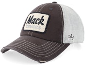 Hatstore Exclusive x Mack Trucks White/ Washed Black Trucker