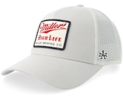 Hatstore Exclusive x Miller High Life Ivory/Stone Trucker