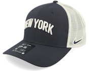 New York Yankees Dri-fit Rise Blue/Natural Trucker - Nike