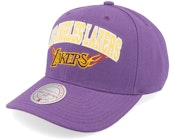 Los Angeles Lakers Motor Graphic Pro Crown Purple Adjustable