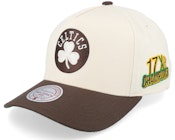 Hatstore Exclusive x Boston Celtics Pro Crown Natural/Brown A-frame Adjustable