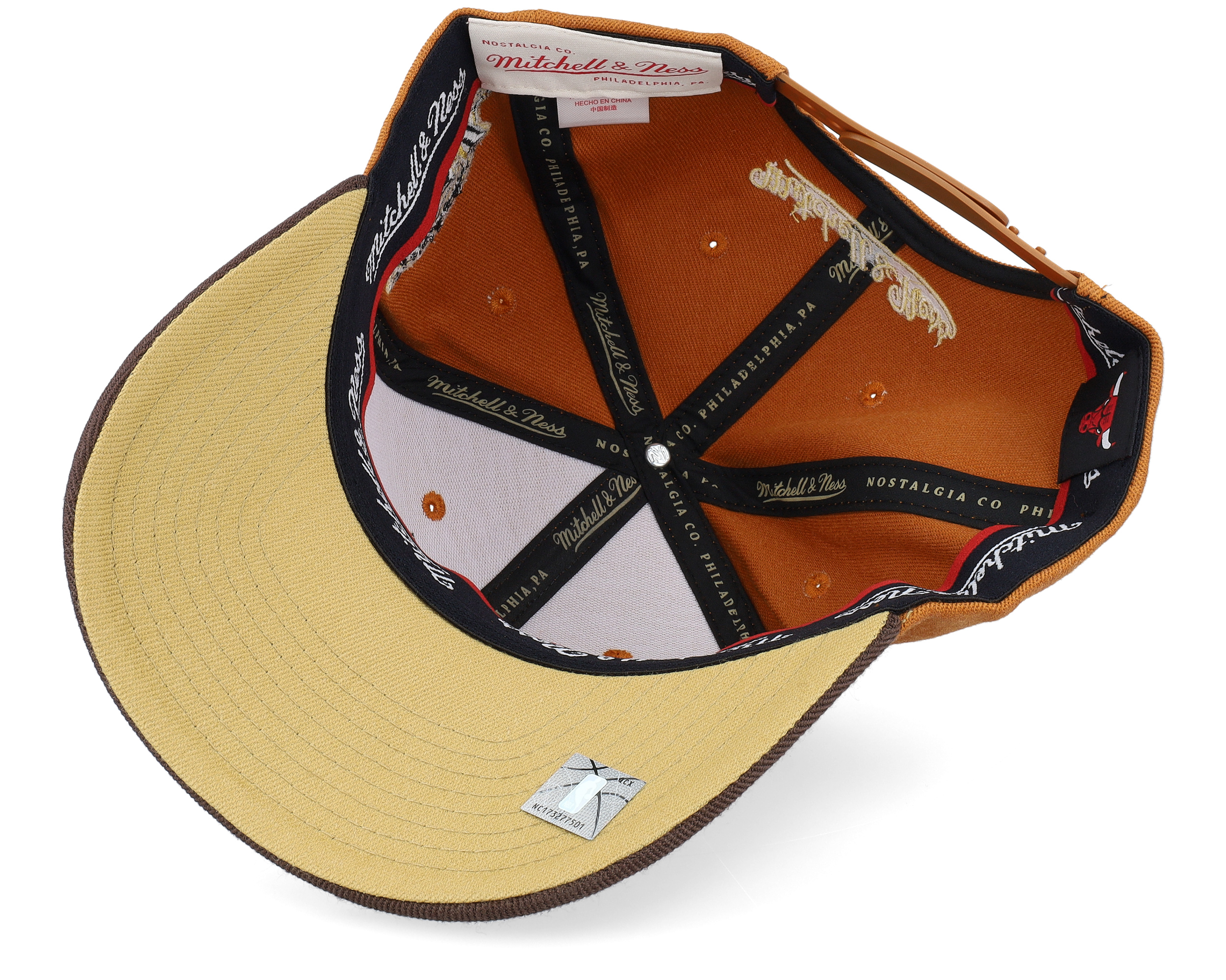 Hatstore Exclusive x Chicago Bulls Burnt Orange/Brown Adjustable