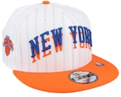 New York Knicks NBA24 City Edition 9FIFTY White/Orange Snapback