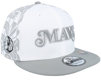 Dallas Mavericks NBA24 City Edition 9FIFTY White/Grey Snapback