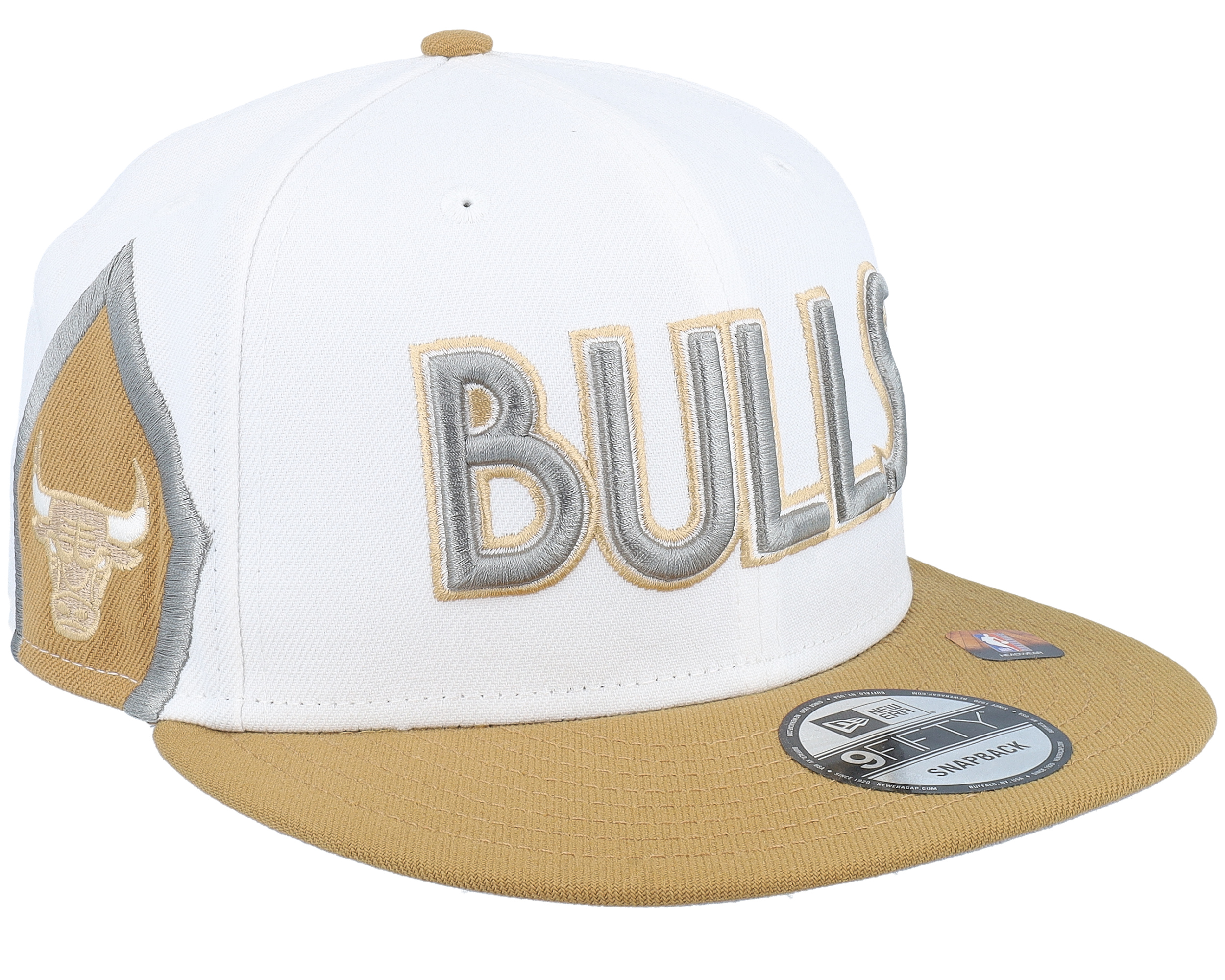Chicago Bulls NBA24 City Edition 9FIFTY White/Tan Snapback