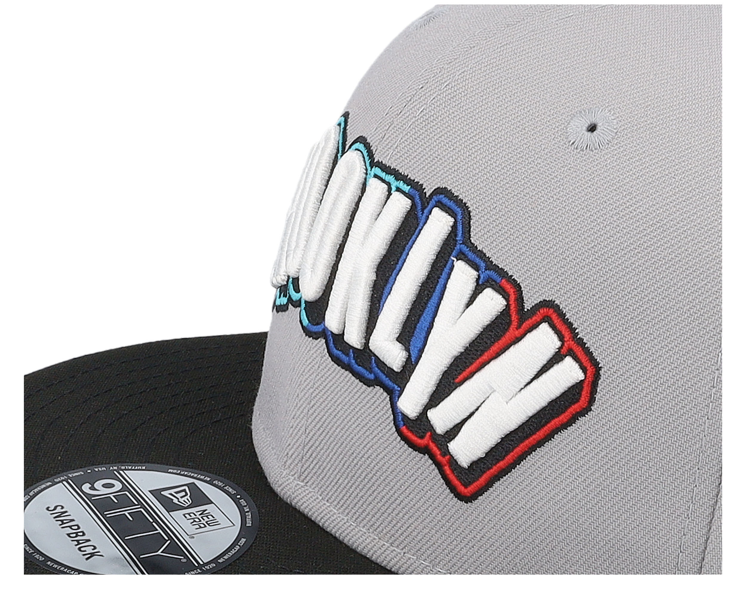 Brooklyn Nets NBA24 City Edition 9FIFTY Grey/Black Snapback