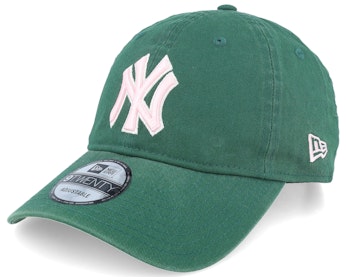 New York Yankees Washed Outline 9TWENTY Dark Green/Pink Dad Cap