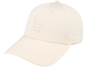 Los Angeles Dodgers Womens Satin 9FORTY Cream Adjustable