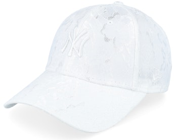 New York Yankees Womens Lace 9FORTY White Adjustable