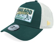 Oakland Athletics MLB Patch Dark Green/White A-frame Trucker