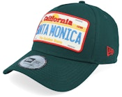 Santa Monica License Plate California Dark Green A-Frame Adjustable