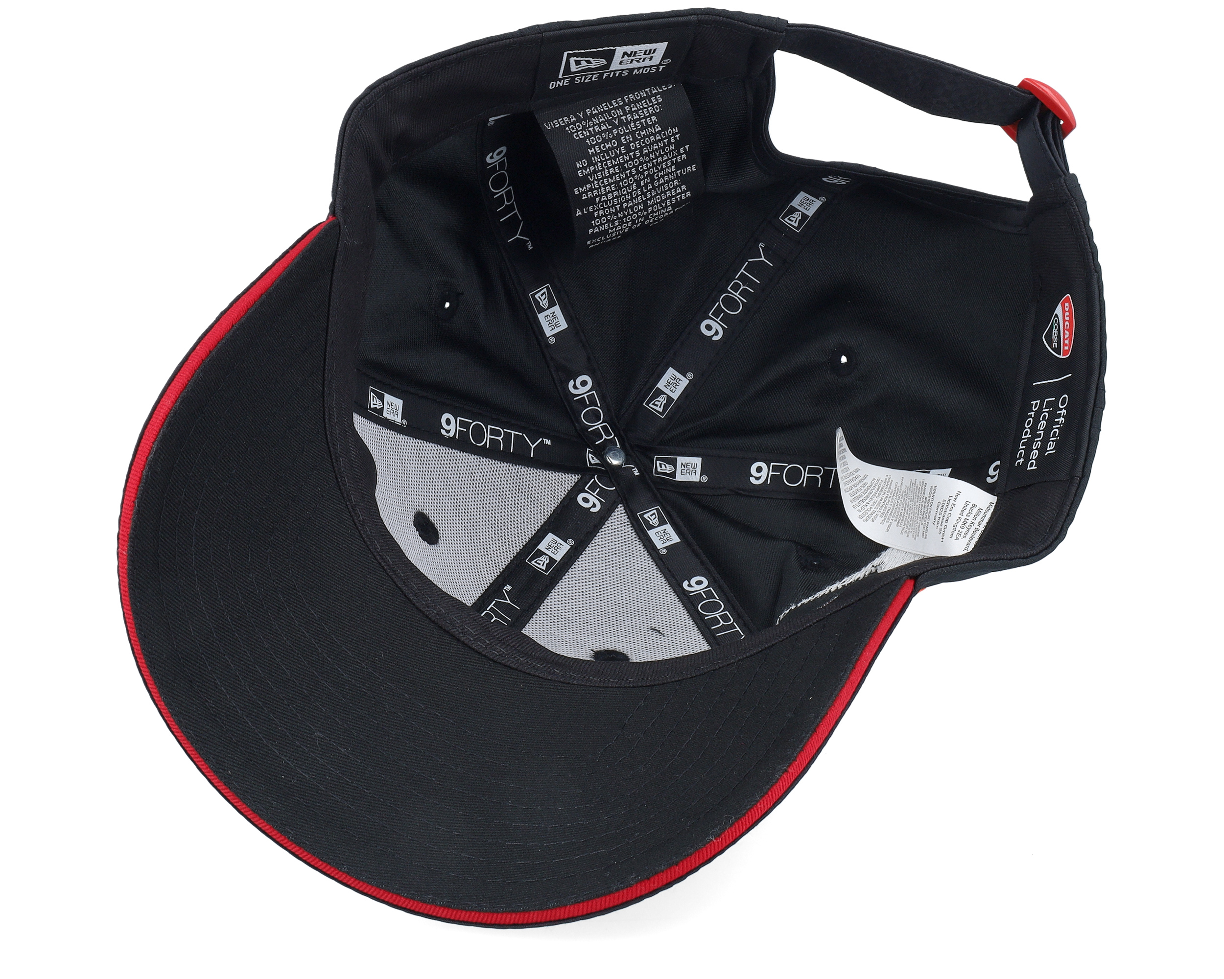 New Era 9Forty Strapback Cap - Ducati Motor Gradient Print Black Free - View #5