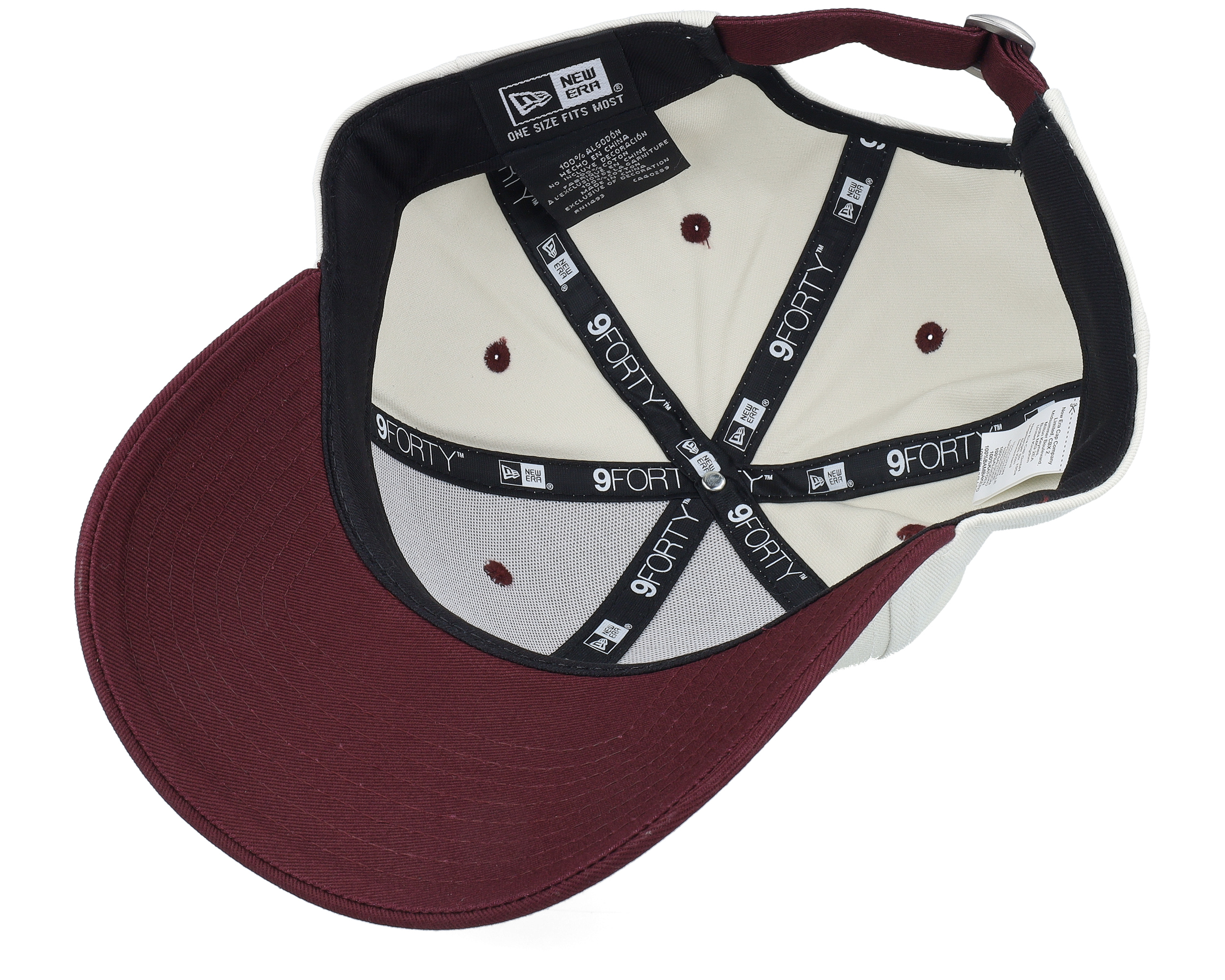 Cappello New Era 9FORTY ASROMA - Beige Chiaro, 100% Cotone - Taglia Unica - Foto 5