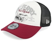 Tom And Jerry White/Black/Maroon Trucker