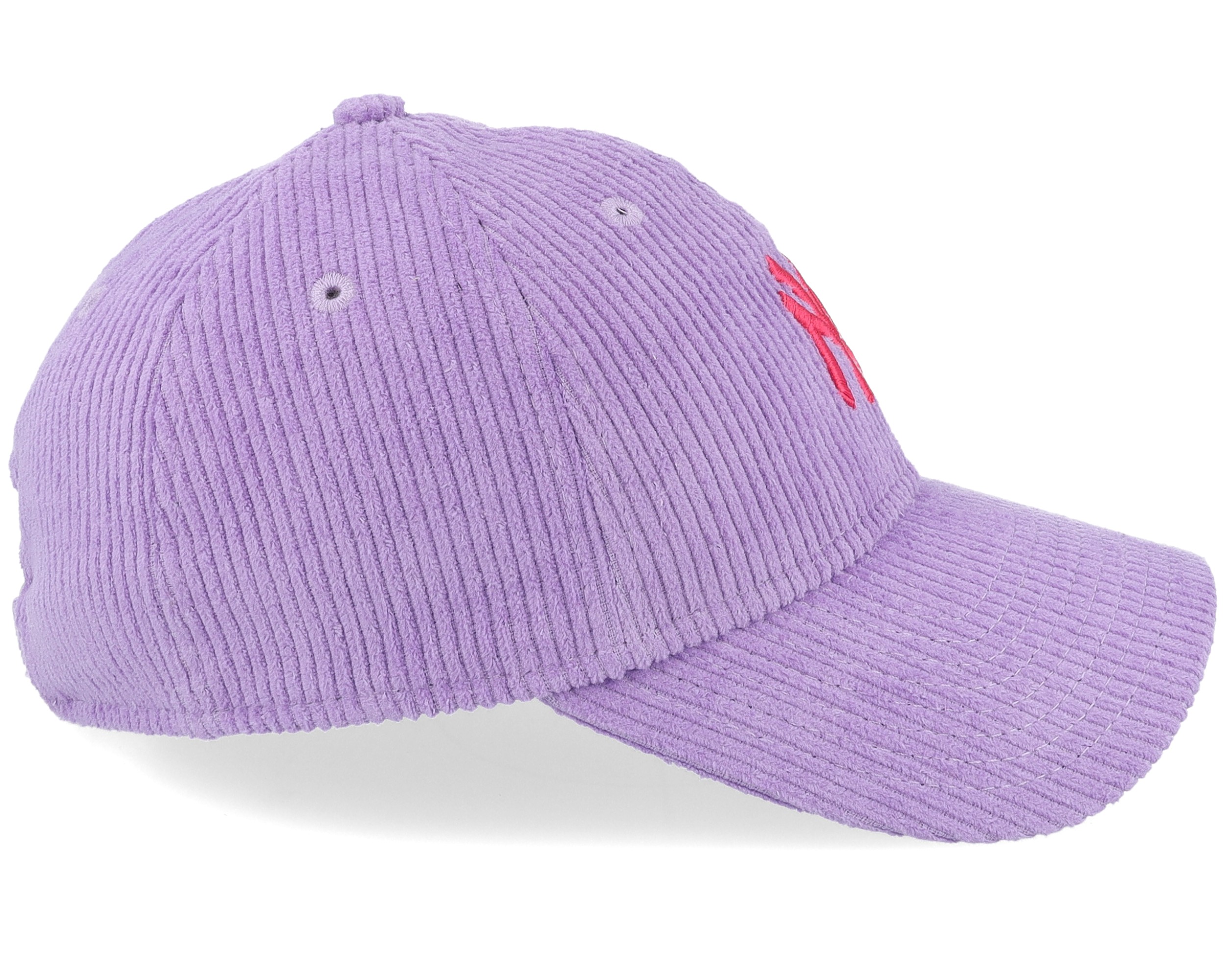 New York Yankees Womens Corduroy 9TWENTY Purple Dad Cap Hatstore