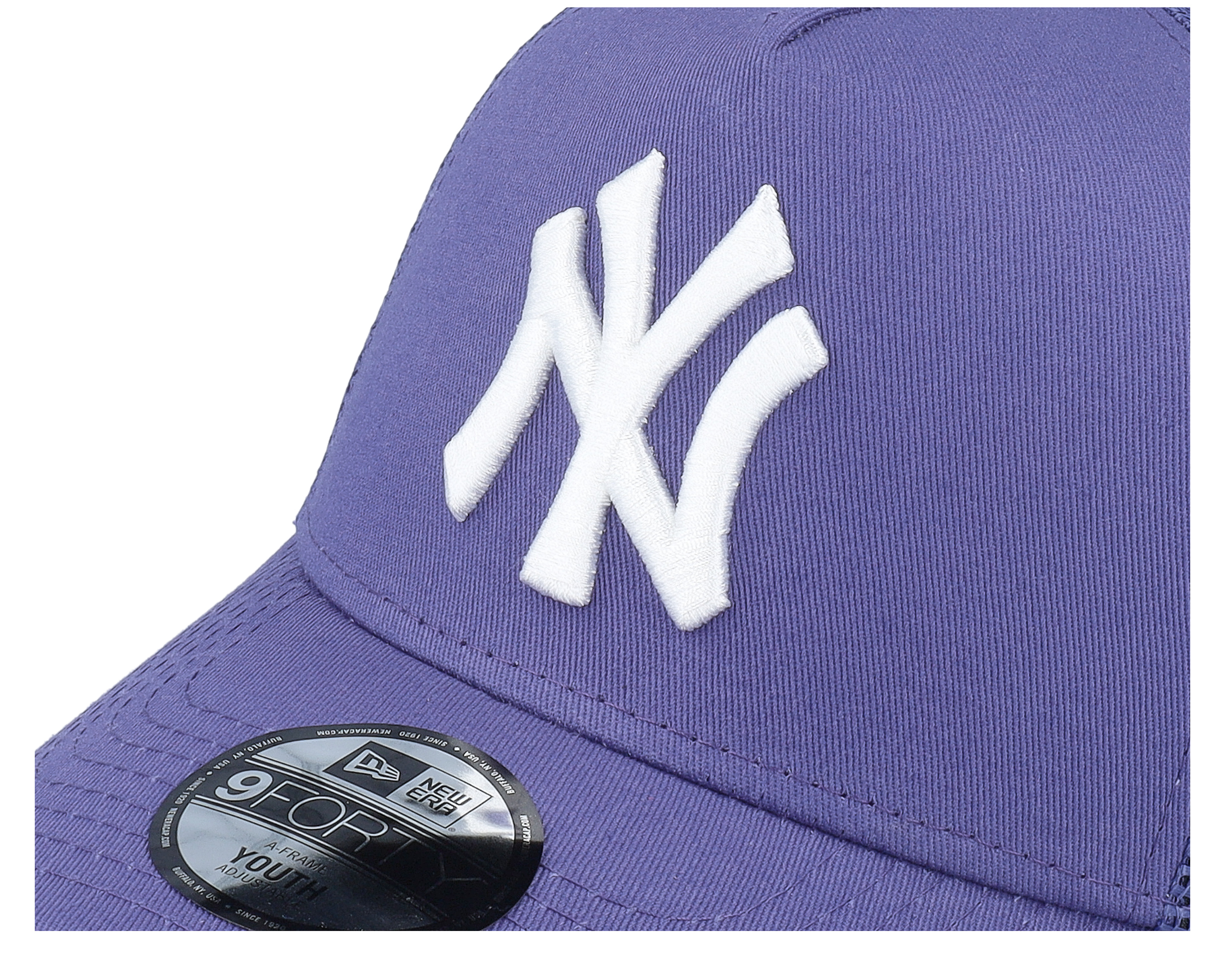New York Yankees League Essential Purple/White Trucker New Era