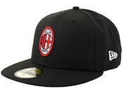 Hatstore Exclusive x AC Milan 59FIFTY Black Fitted