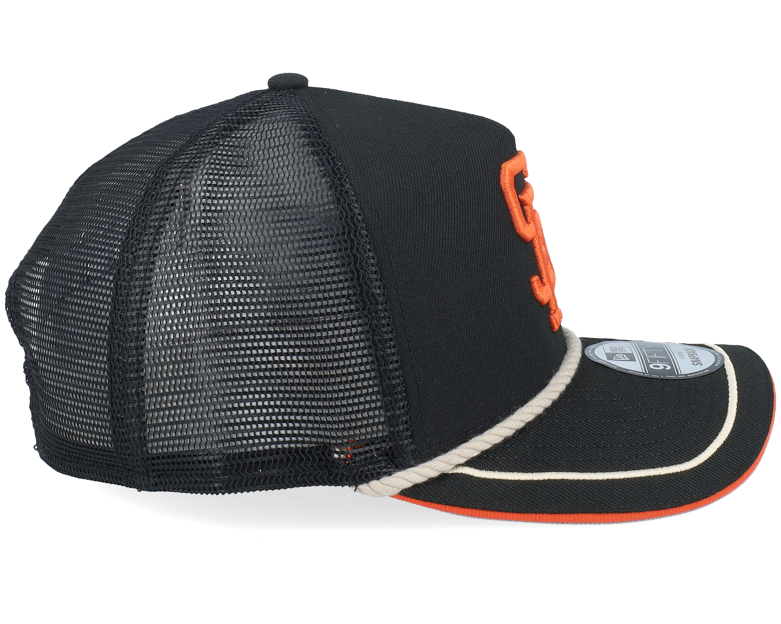 San Francisco Giants Vintage Team Rope 9FIFTY Black A-frame