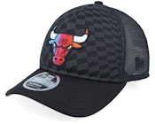 Chicago Bulls Gradient Raceway Black Trucker