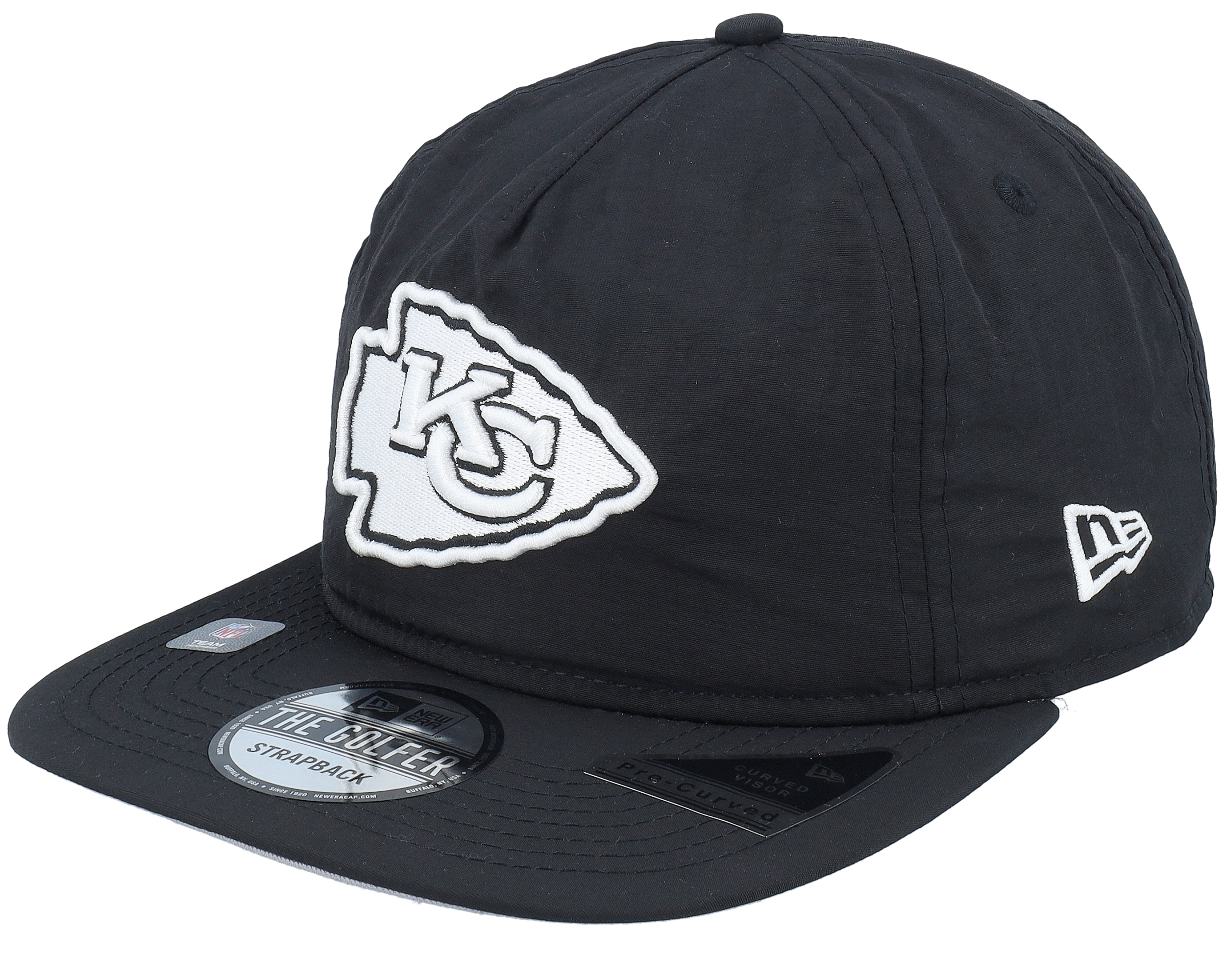 キャップ NFL Kansas City Chiefs parka & cap Men's Kansas City Chiefs New Era Black 2024 AFC Champions