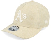 Oakland Athletics 9FORTY M-crown Cotton Weave Stone A-frame Adjustable