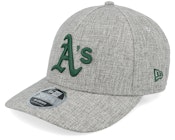 Oakland Athletics 9FORTY M-Crown Cotton Weave Gray A-Frame Adjustable
