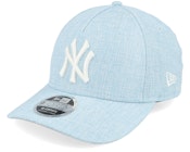 New York Yankees 9FORTY M-crown Cotton Weave Blue A-frame Adjustable