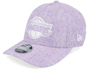 Los Angeles Lakers 9FORTY M-crown Cotton Weave Meta Mauve A-frame Adjustable