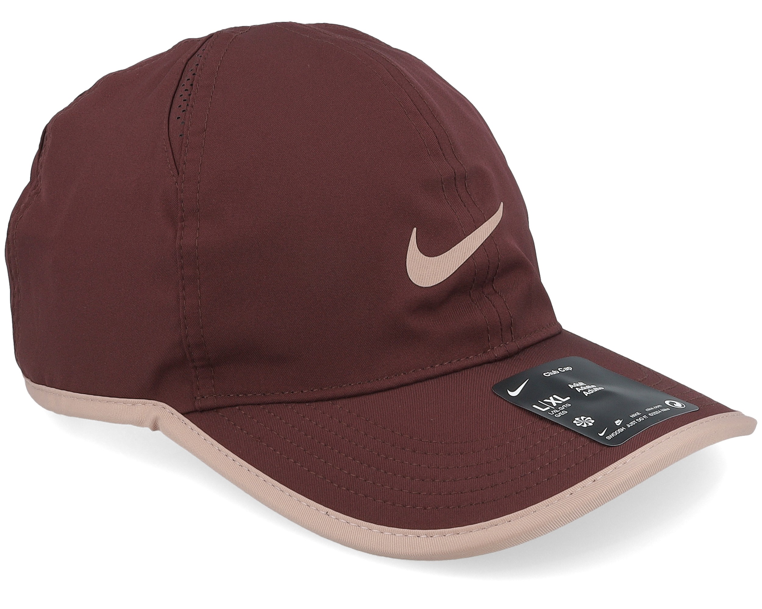 Dri-fit Club U Ab Fl P Burgundy Crush/Pink Dad Cap