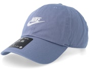 Club Cap Futura Washed World Indigo/White Dad Cap